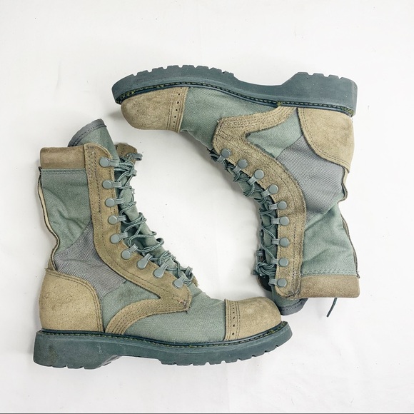 corcoran Shoes - CORCORAN Green Marauder 87257 Combat Boots